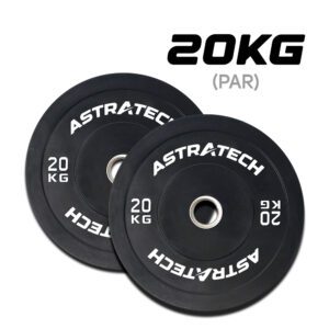 Par de Anilhas Olímpicas Bumper 20KG Cross