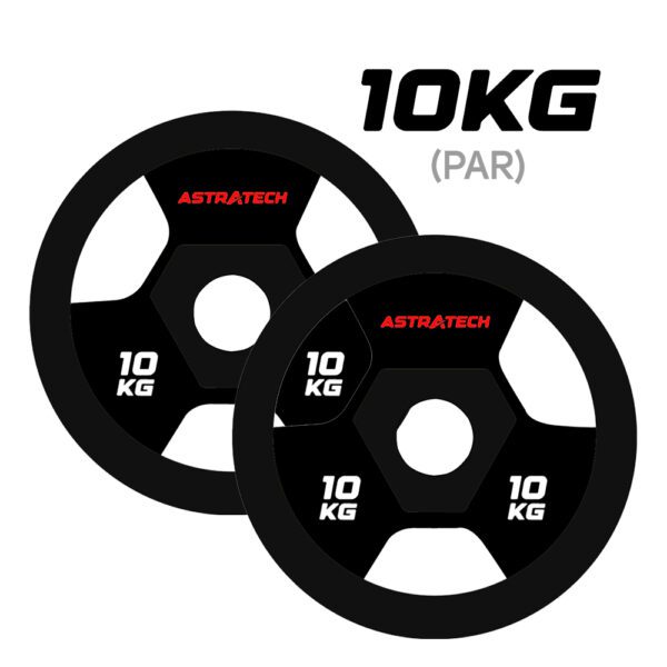 Kit de Anilhas Emborrachadas 10KG (Par)