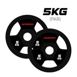 Kit de Anilhas Emborrachadas 5KG (Par)